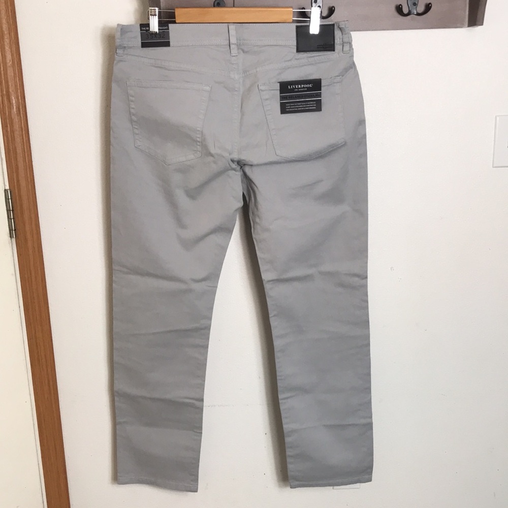 Liverpool jeans color fog gray, relaxed straight, 35x32 - Picture 2 of 8